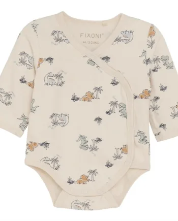 Fixoni Body Til Præmatur Slå-om Zen Blue Dino Print