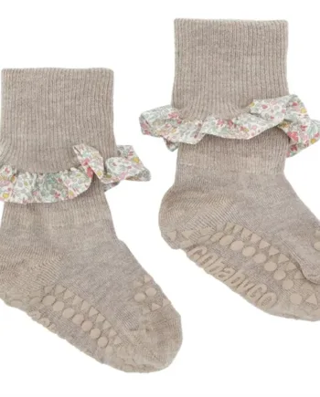Gobabygo Strømper Bambus Sand    Liberty Flæse