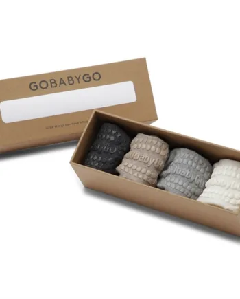 Gobabygo Strømper Skridsikre Bambus Combo Box Sand