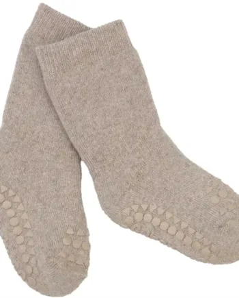 Gobabygo Strømper Tyk Bomuld Sand