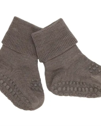 Gobabygo Strømper Uld Brown Melange