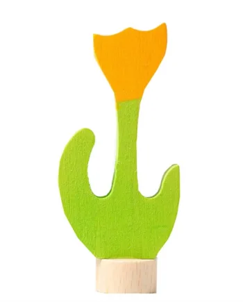Grimm   Dekorativ Figur Gul Tulipan