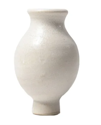 Grimm   Dekorativ Figur Hvid Vase