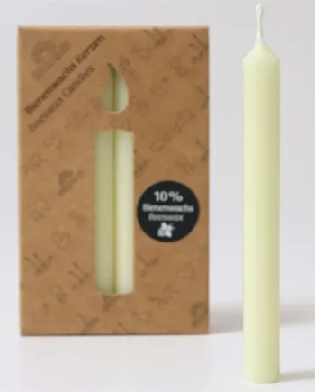 Grimm   Lys 10  Bivoks Creme 12 Stk