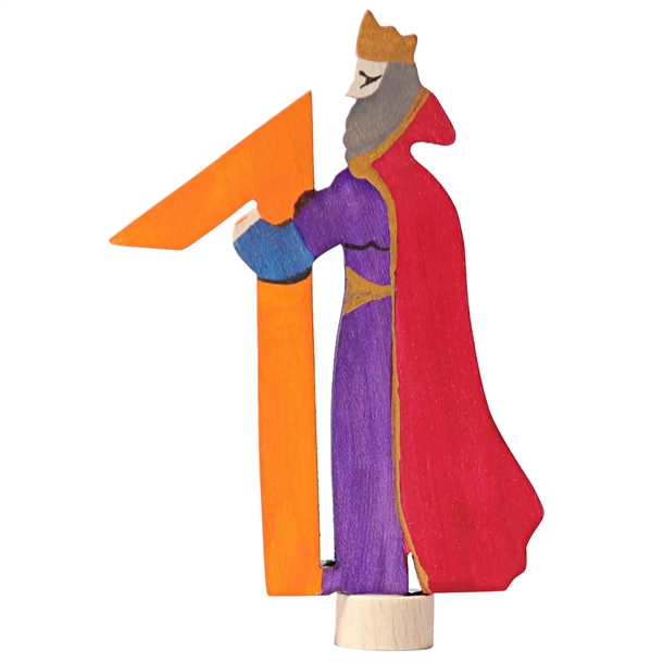 Grimms Dekorativ Figur Fairy Tale Figur Konge