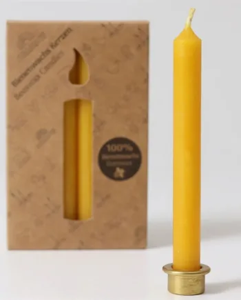 Grimms Lys 100  Bivoks Amber 12 Stk