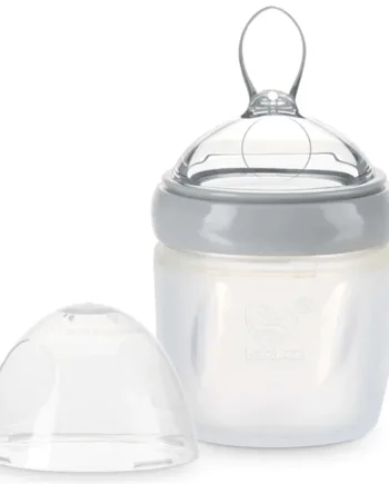 Haakaa Flaske Med Ske 160ml Gen   Grey