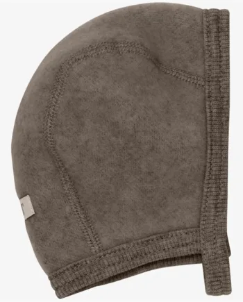 Huttelihut Hue Bonnet Wool Fleece Brown Melange
