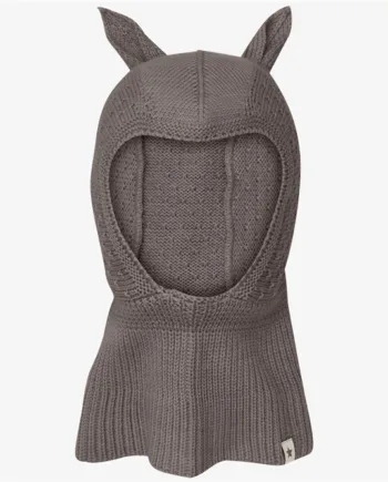 Huttelihut Hue Med ører Merinould Brown Melange