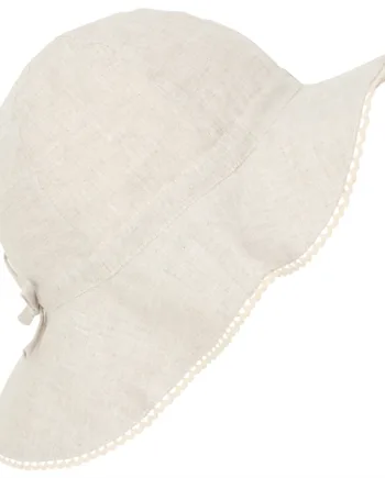 Huttelihut Solhat Hør Antique White