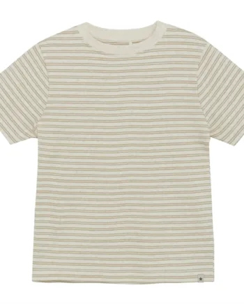 Huttelihut  -shirt Ss Melange Rib Irish Cream