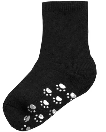 Joha Strømper Uld Kravlestrømper    Anti-slip Sort