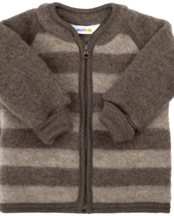 Joha Uld Cardigan Striber Brun