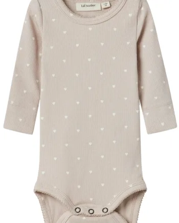 Lil Atelier Body Hjerter Gago Gray Morn Heart