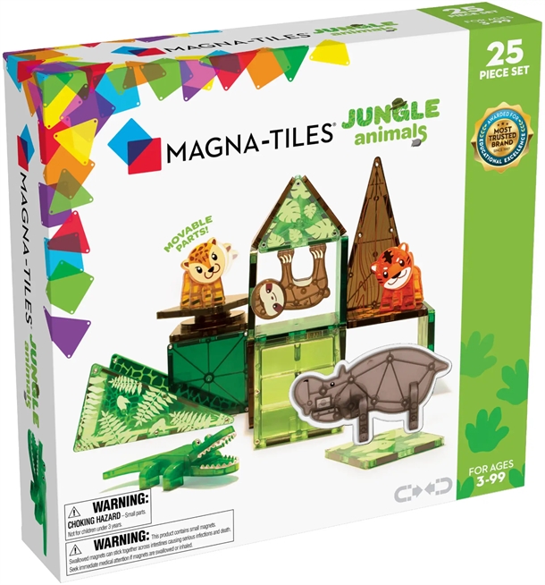 Magna-tiles Jungle Dyr 25 Stk