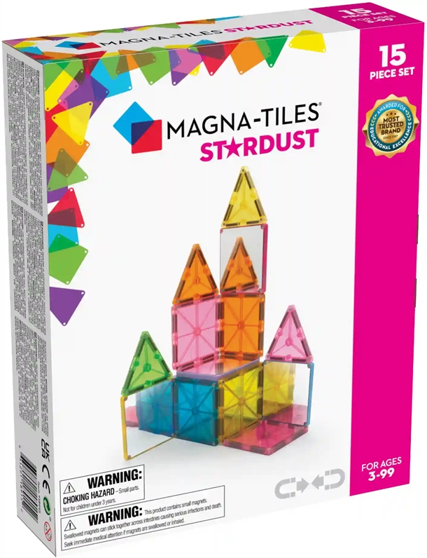 Magna-tiles Stardust 15 Stk Stjernestøv