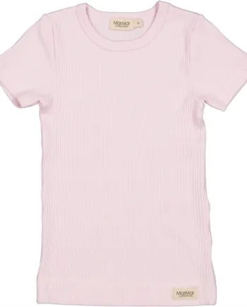 Marmar  -shirt Modal Plain Tee Kortærmet Lilac Mist