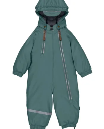 Mikk-line Flyverdragt Pu   Zip Recycled Balsam Green