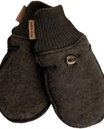 Mikk-line Luffer Uld Dark Brown Melange