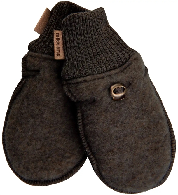 Mikk-line Luffer Uld Dark Brown Melange