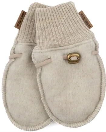 Mikk-line Luffer Uld Melange Offwhite