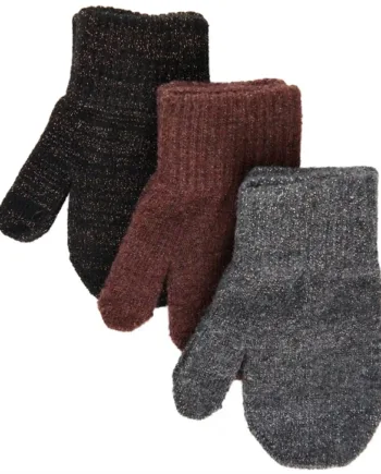 Mikk-line Luffer  -pak Dark Mink Black Antrazite    Glitter