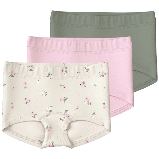 Name It Hipster -pak Nmftights Jet Stream Flower Ballerina Shadow