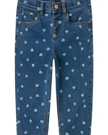 Name It Jeans Bella Hjerter Denim Blue Hearts