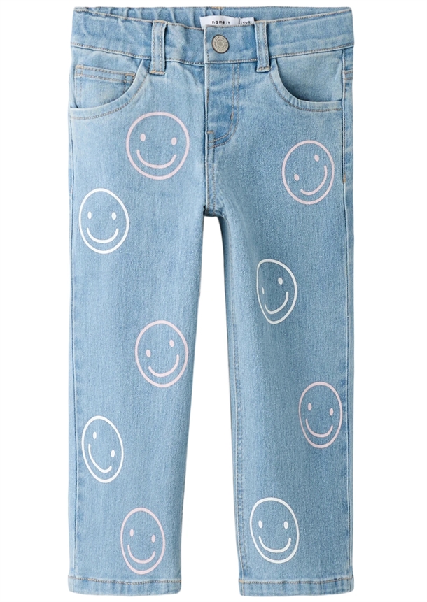Name It Jeans Nmfrose Wide Jeans Light Blue Denim