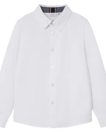 Name It Skjorte Newsa Bright White Hvid