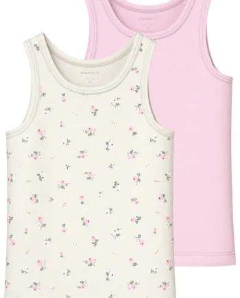 Name It Undertrøje  -pak Nmftank Top Jet Stream Flower Ballerina