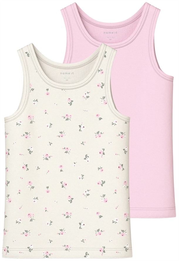 Name It Undertrøje -pak Nmftank Top Jet Stream Flower Ballerina