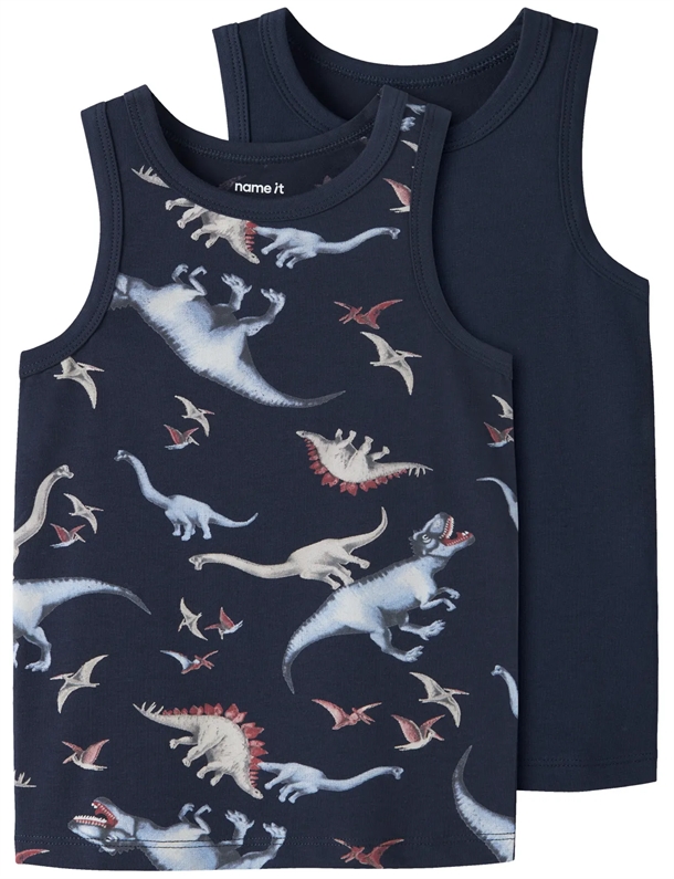 Name It Undertrøje -pak Nmmtank Top Dino Navy Blazer