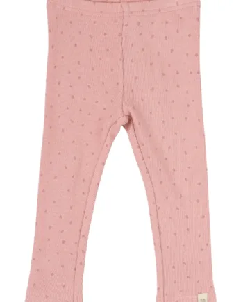 Petit Piao Leggings Modal Dot Bright Rose