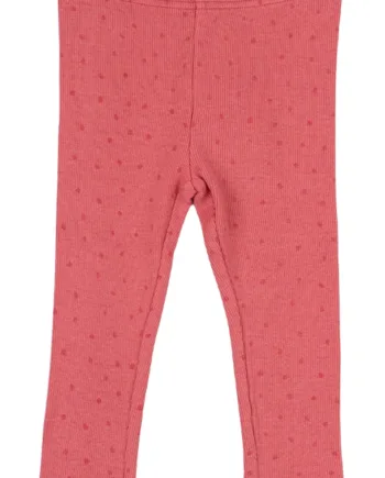 Petit Piao Leggings Modal Dot Light Berry