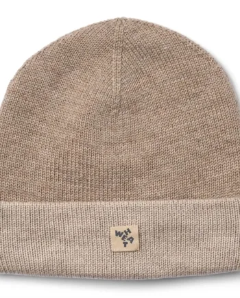 Wheat Hue Uld Beanie Omalas Grey Camel Melange
