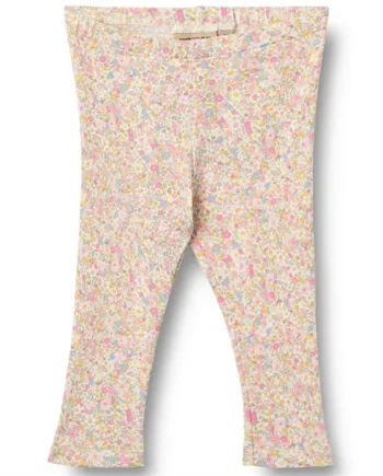 Wheat Leggings Jules Blush Flower Meadow