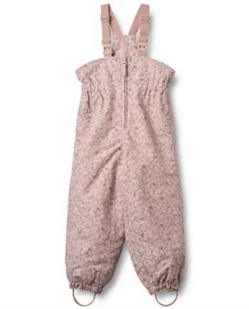 Wheat Skibukser Med Seler Sal Rose Dust Flowers