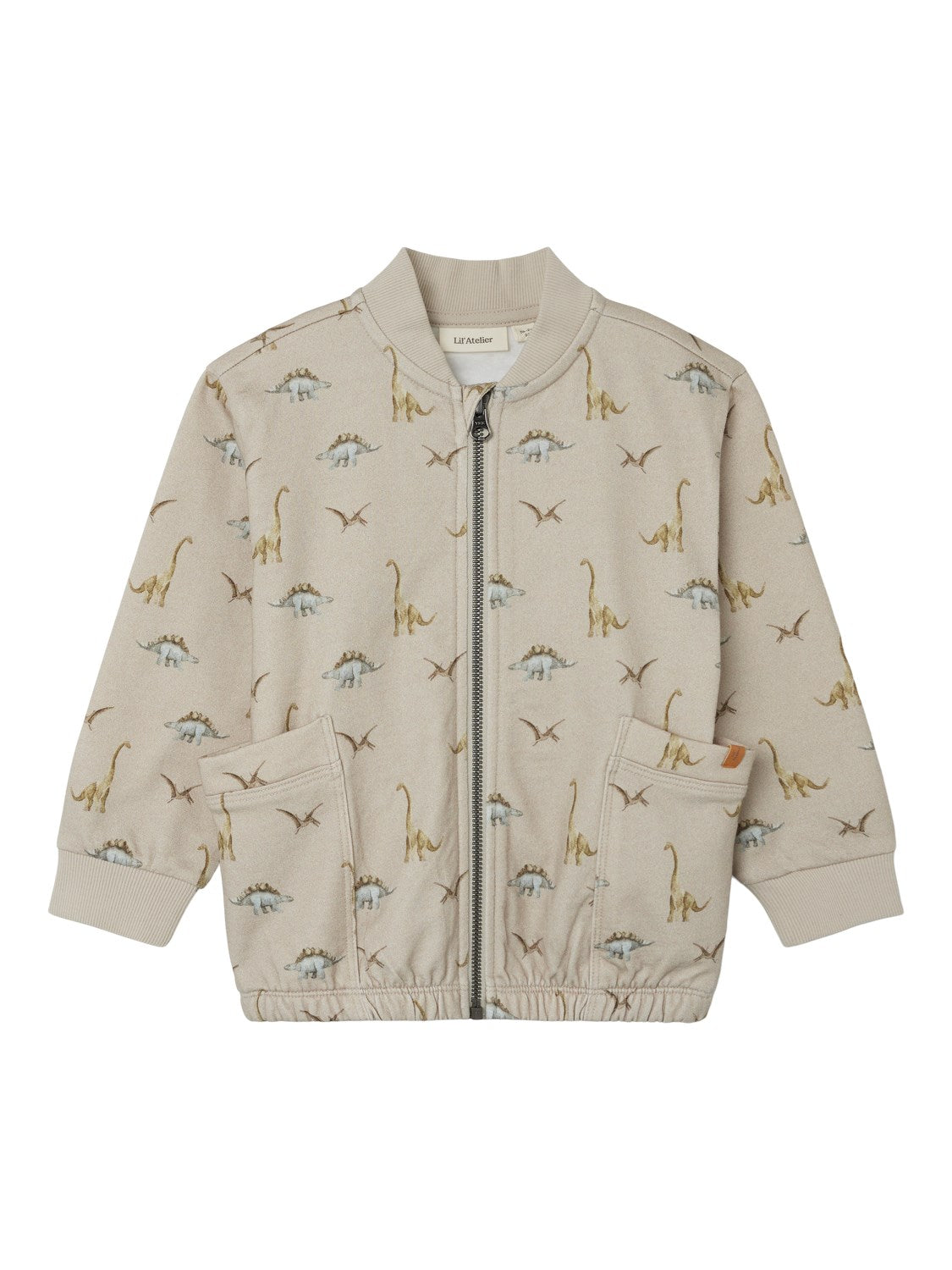 Lil Atelier Bibo Cardigan Silver Lining 92 Cm