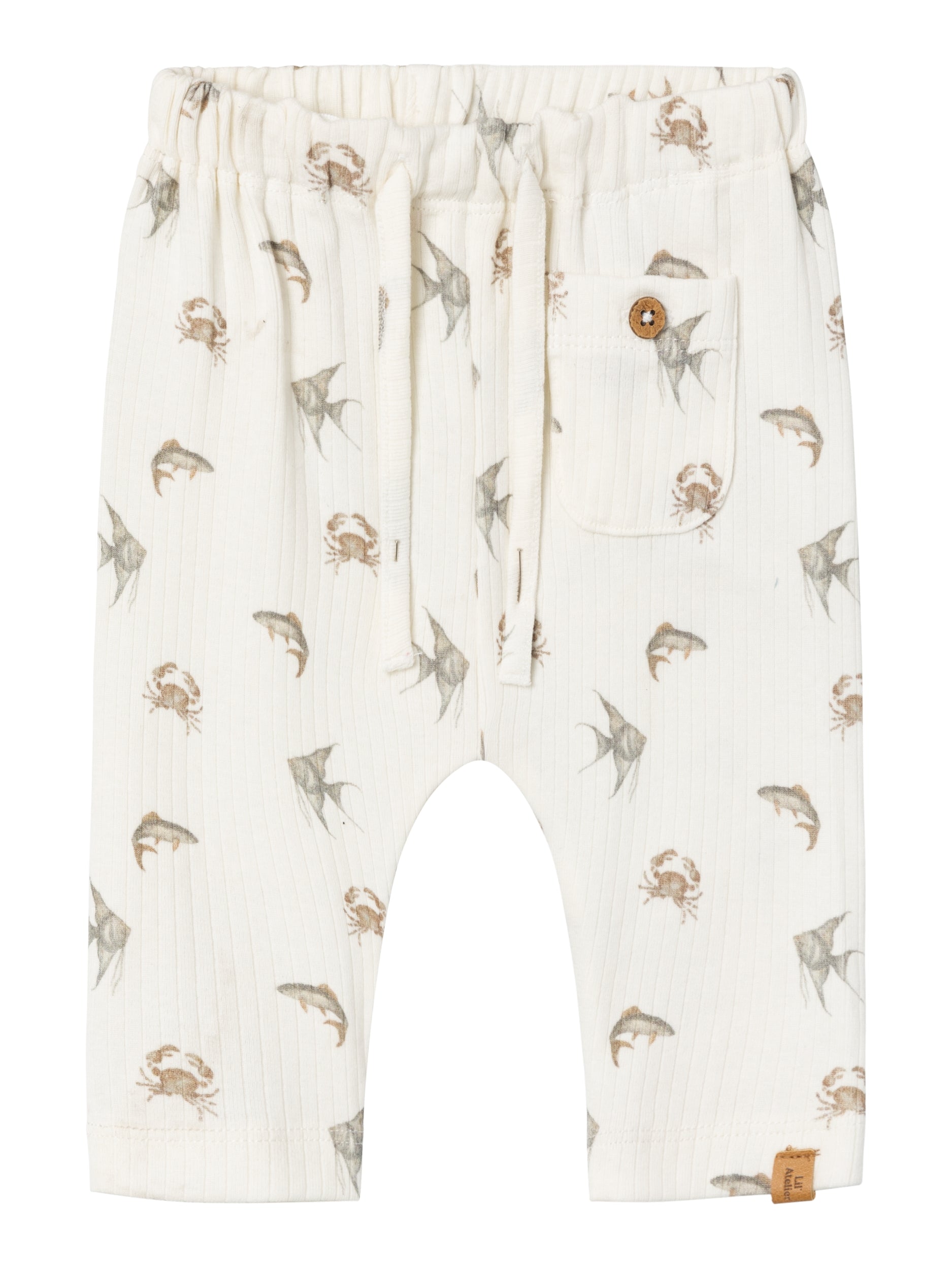 Lil Atelier Gio Loose Pant Coconut Milk Crab 56 Cm
