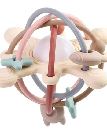 Multi Toy Silikonelegetøj Med Raslekugle Dark
