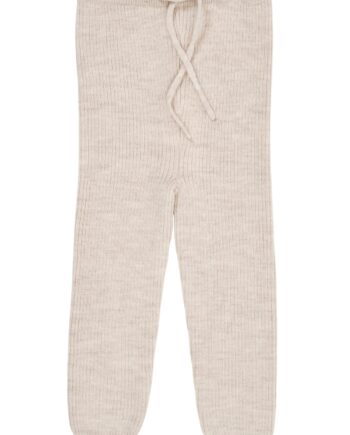 Copenhagen Colors Merino Leggings Pale Cream Melange 86 Cm