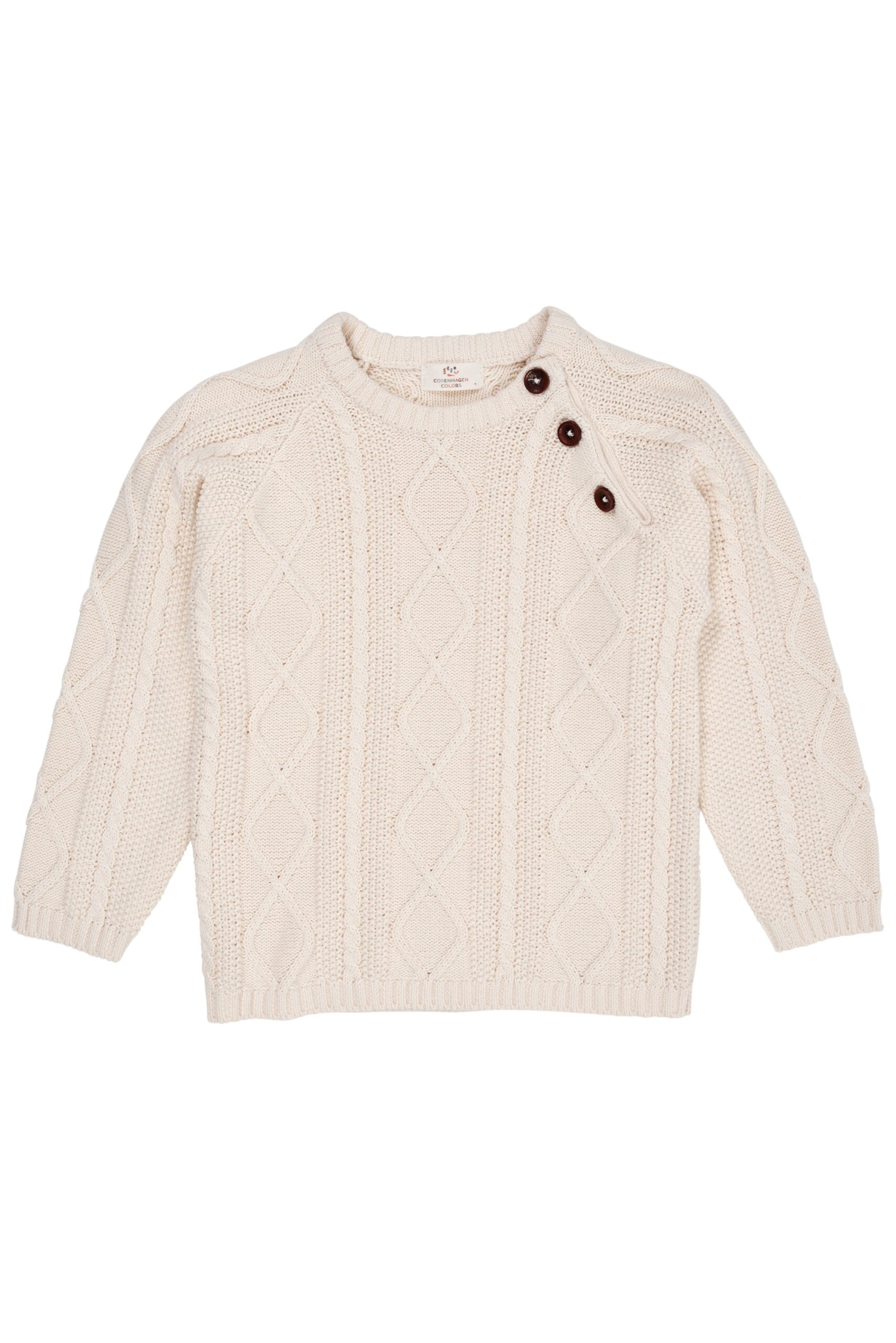 Copenhagen Colors Strik Bluse Cream 80 Cm