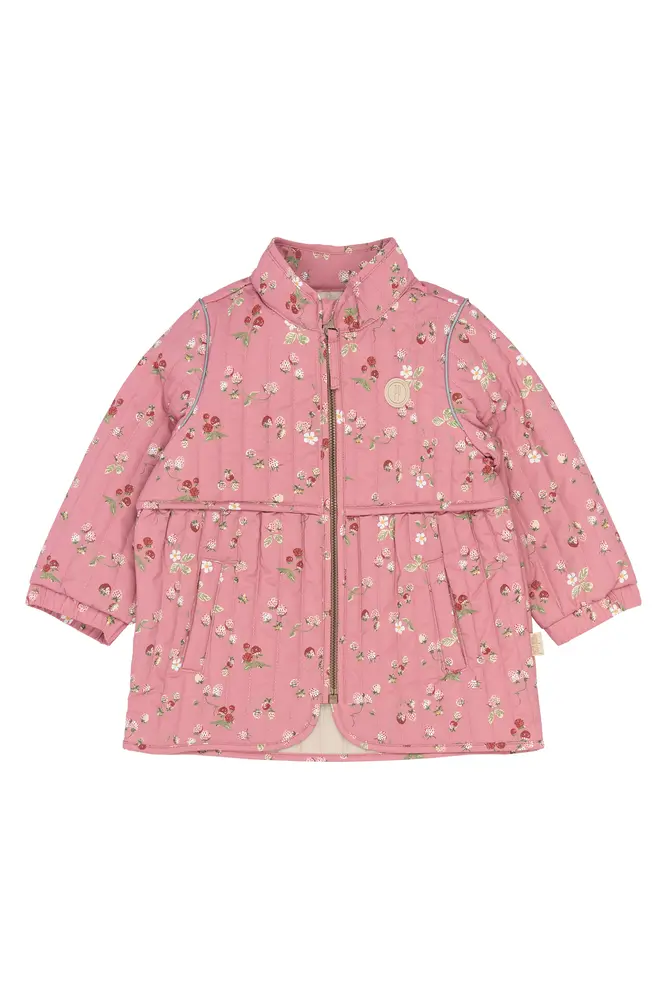 Ever Termo Jakke Dusty Rose Strawberry Aop 104 Cm