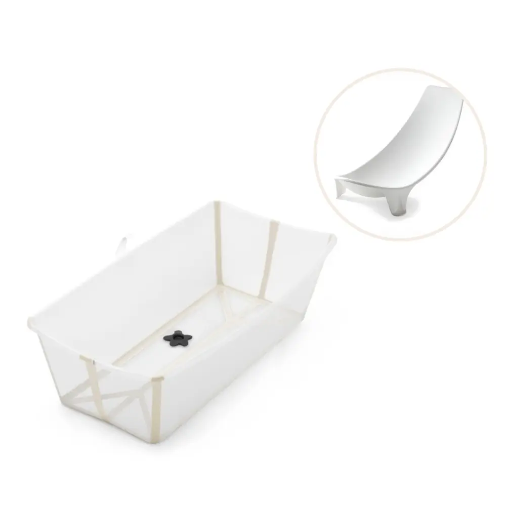 Flexi Bath   Inkl  Newborn Support Sandy Beige