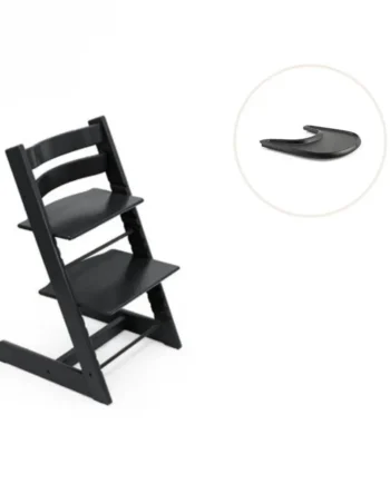 Højstol Inkl  Tray Sort Sort