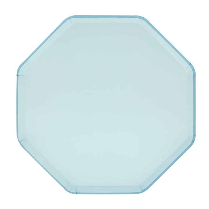 Meri Meri Tallerkener Sky Blue   Pak