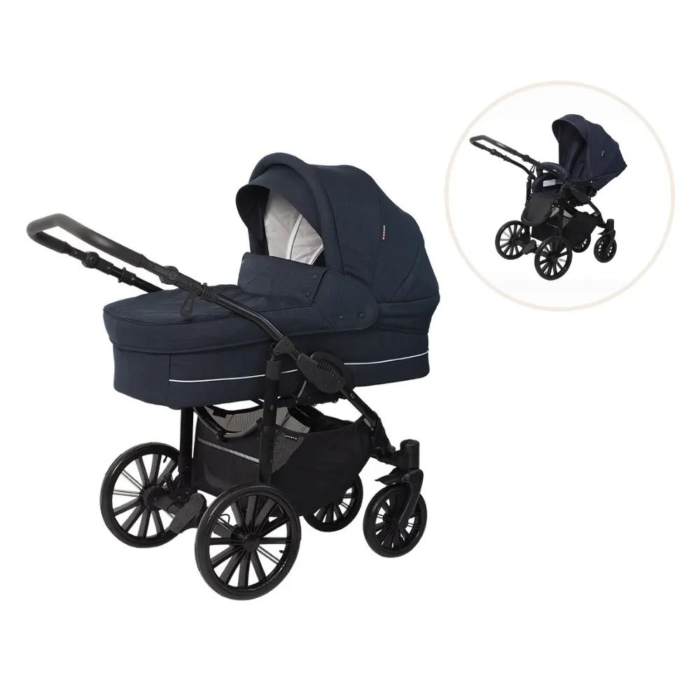 Nordic Lux Inkl  Klapvognssæde Dusty Navy