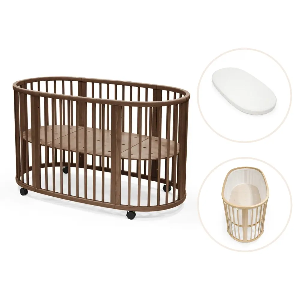 Sleepi Inkl  Madras  Lagen Og Sengerand Warm Brown