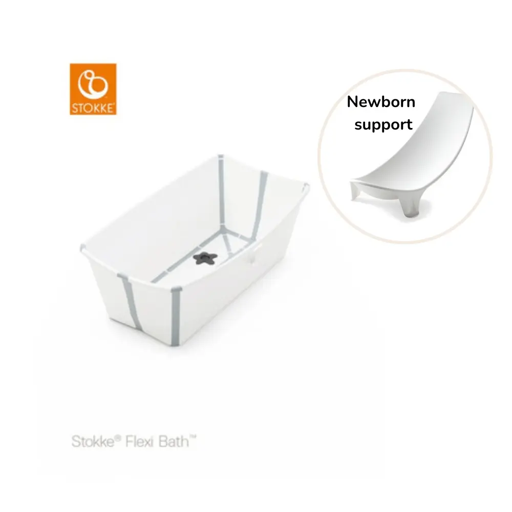 Stokke Flexibath Inkl  Newborn Support Hvid